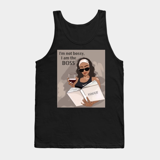 Girl boss Tank Top by Ninart